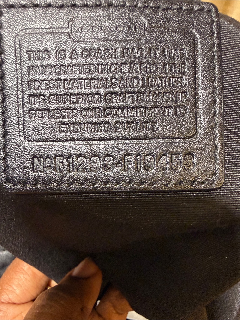 Coach Soho Black Leather Hobo Shoulder Bag | Style F19453 - Picture 7 of 15